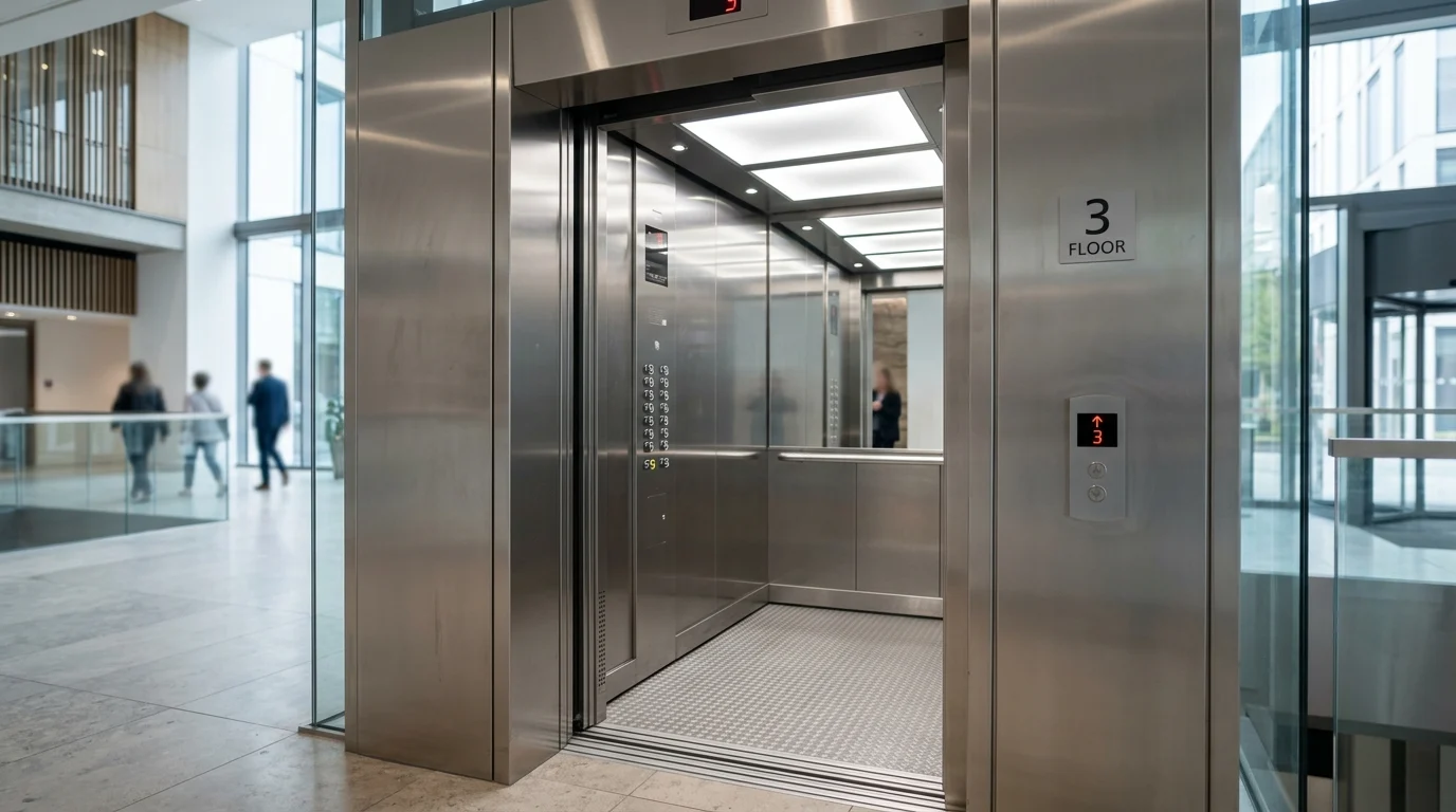 Guía de ascensores de pasajeros para edificios compactos